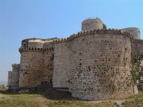 Castelo das Cruzadas está sendo reconstruído na Síria - Sputnik Brasil