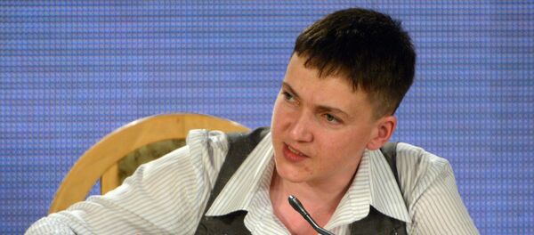 Nadezhda Savchenko, deputada da Suprema Rada (parlamento da Ucrânia) - Sputnik Brasil