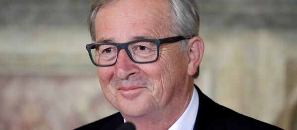Presidente da Comissão Europeia Jean-Claude Juncker durante a reunião na monte Capitolina, Roma, Itália, 5 de maio de 2016 - Sputnik Brasil