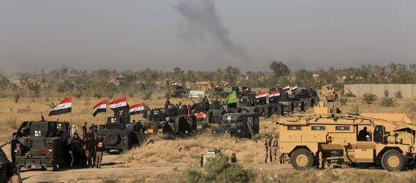 Iraqi military forces prepare for an offensive into Fallujah to retake the city from Islamic State militants in Iraq, Monday, May 30, 2016. - Sputnik Brasil