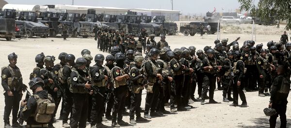 Tropas de elite da divisão de contraterrorismo do Iraque se preparam para retomar Fallujah das mãos do Daesh (29 de maio de 2016) - Sputnik Brasil