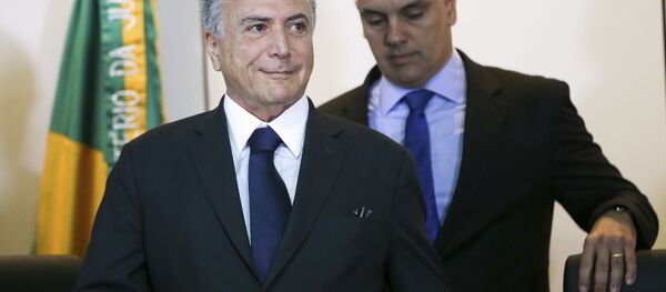 Michel Temer e ministro da Justiça, Alexandre de Moraes, se reúnem com secretários de Segurança Pública de todos os estados do país. - Sputnik Brasil