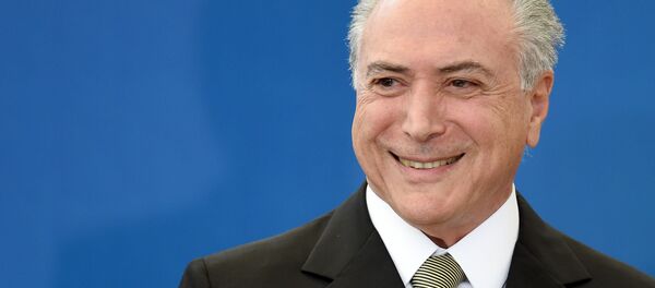 Michel Temer, presidente interino do Brasil - Sputnik Brasil