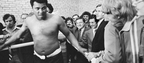 Muhammad Ali em Moscou, 15.07.1976 Muhammad Ali em Moscou, 15.07.1976 - Sputnik Brasil