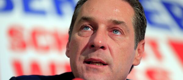 Der FPÖ-Chef Heinz-Christian Strache - Sputnik Brasil
