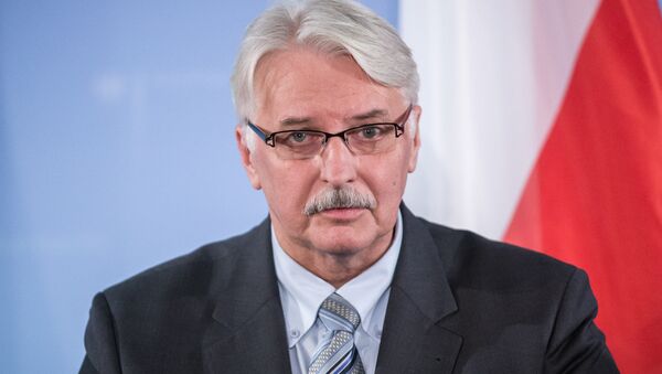Witold Waszczykowski, o ministro das Relações Exteriores da Polônia - Sputnik Brasil
