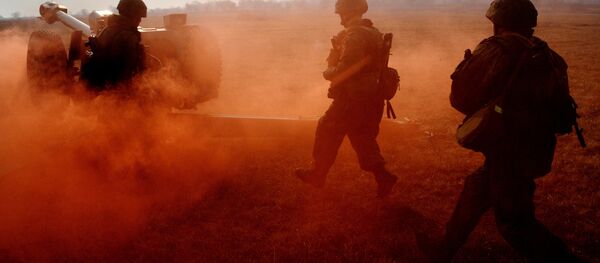 Exercícios táticos de unidades de artilharia e de reconhecimento das tropas de desembarque na região de Primorie, Rússia (foto de arquivo) - Sputnik Brasil