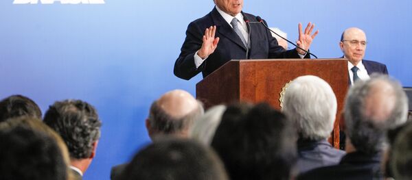 Temer e Meirelles se encontram com líderes empresariais em Brasília - Sputnik Brasil