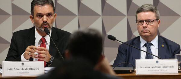 Procurador Júlio Marcelo de Oliveira, do TCU, na Comissão Especial do Impeachment. - Sputnik Brasil