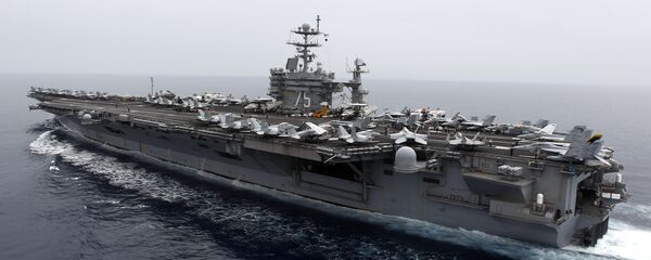 o porta-aviões USS Nimitz Harry S. Truman - Sputnik Brasil