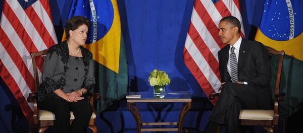 Dilma Rousseff e Barack Obama - Sputnik Brasil
