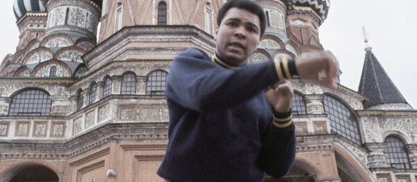 Muhammad Ali em visita a Moscou em junho de 1978 - Sputnik Brasil