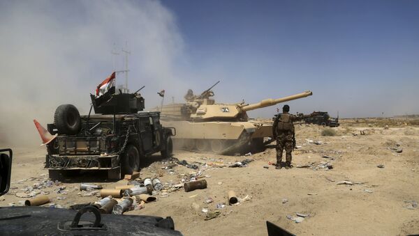 As forças militares do Iraque preperam a missão de reconquista da cidade de Fallujah - Sputnik Brasil