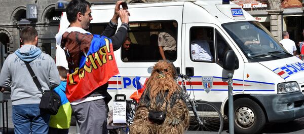 Torcedores russos no Euro 2016 - Sputnik Brasil