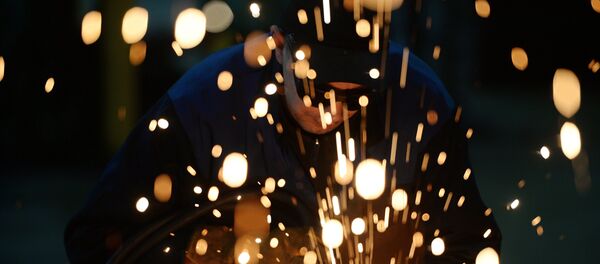 Na planta industrial metalúrgica - Sputnik Brasil