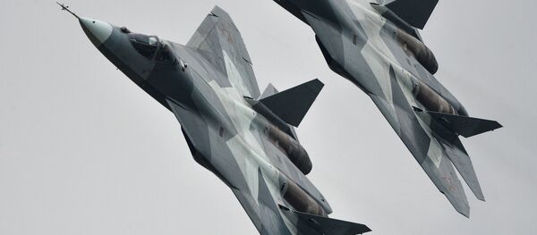 Sukhoi PAK FA T-50 - Sputnik Brasil