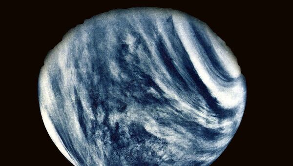 Primeiro foto de Vénus feito pela sonda planetária Mariner 10 - Sputnik Brasil