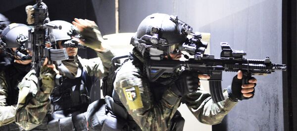 Exercício anti-terrorismo de forças especiais brasileiras - Sputnik Brasil