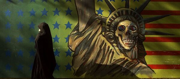 Grafite em Teerã - Sputnik Brasil