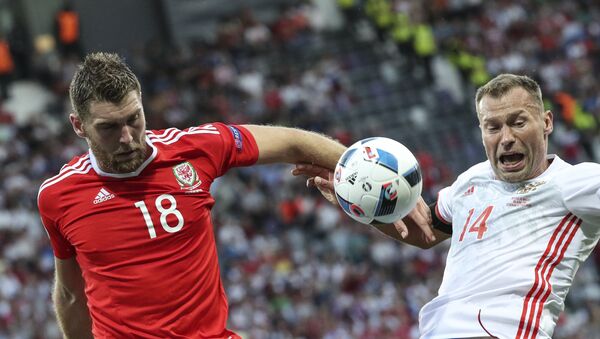 O jogo entre as seleções da Rússia e País de Gales na Eurocopa - Sputnik Brasil