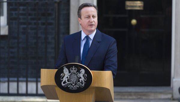 Primeiro-ministro britânico David Cameron anunciou a sua demissão depois do referendo, Londres, Reino Unido, 24 de junho de 2016 - Sputnik Brasil