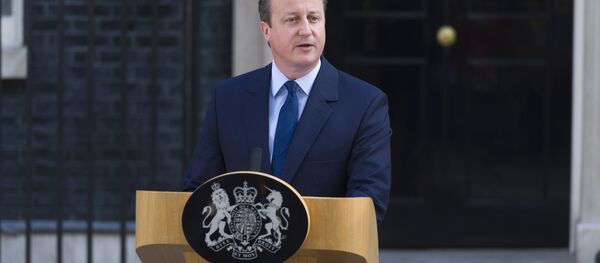 Primeiro-ministro britânico David Cameron anunciou a sua demissão depois do referendo, Londres, Reino Unido, 24 de junho de 2016 - Sputnik Brasil
