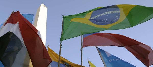 Bandeiras de Mercosul - Sputnik Brasil