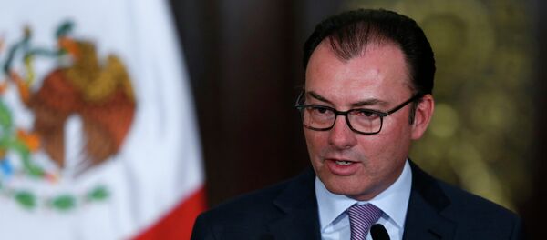 Secretário de Fazenda e Crédito Público do México, Luis Videgaray - Sputnik Brasil