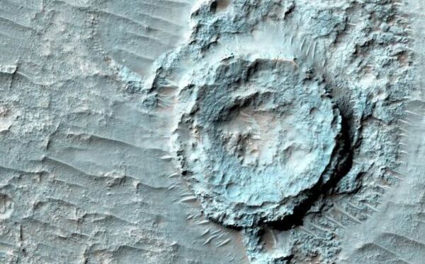 Cratera em Marte - Sputnik Brasil