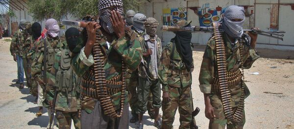COmbatentes do al-Shabaab, em Mogadíscio, Somália (arquivo) - Sputnik Brasil