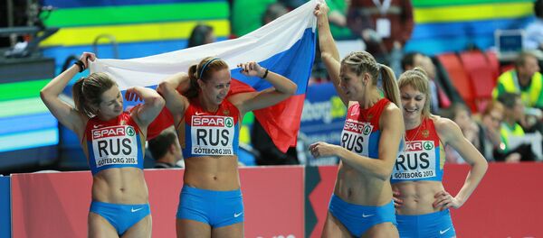 Atletas russas - Sputnik Brasil