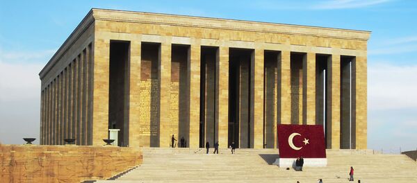 Anitkabir, o mausoléu de Mustafa Kemal Atatürk em Akara, Turquia - Sputnik Brasil