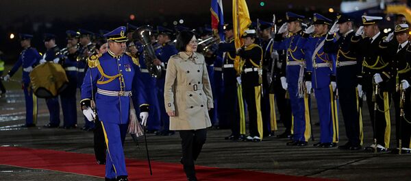 Presidenta de Taiwan, Tsai Ing-wen, chega ao Paraguai para visita de três dias - Sputnik Brasil