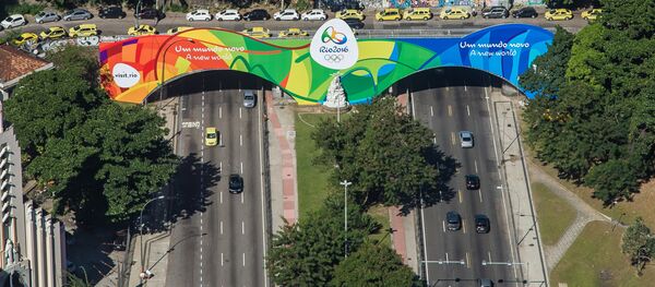 Cores olímpicas ganham as ruas do Rio - Sputnik Brasil