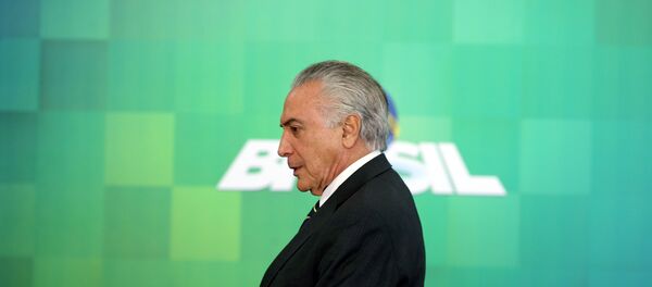 Michel Temer durante uma cerimônia dedicada ao Bolsa Família em 29 de junho de 2016 - Sputnik Brasil