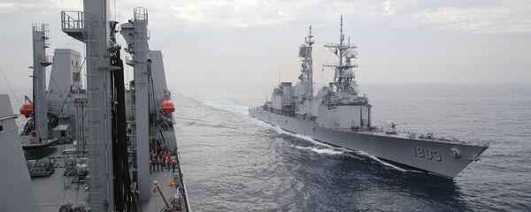 Navios militares de Taiwan - Sputnik Brasil