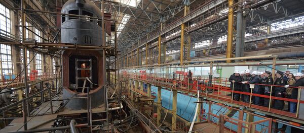 O estaleiro de Komsomolsk-no-Amur - Sputnik Brasil