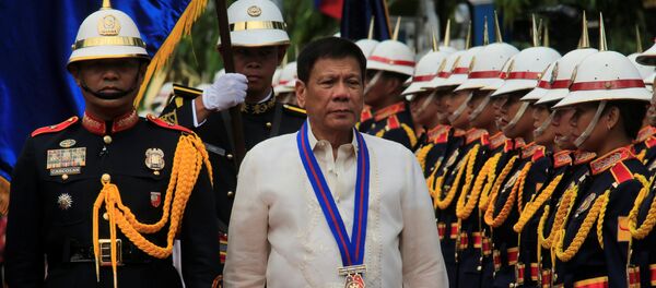 Presidente das Filipinas, Rodrigo Duterte - Sputnik Brasil