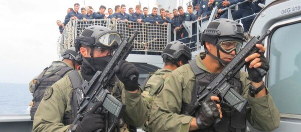 Fuzileiros Navais da Marinha Brasileira vão reforçar a segurança nos Jogos Rio 2016. Fuzileiros Navais da Marinha Brasileira vão reforçar a segurança nos Jogos Rio 2016. - Sputnik Brasil
