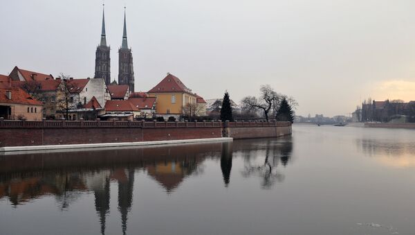 A ilha da Catedral, em Wroclav (chamada Breslau durante o domínio alemão), na Polônia (foto de arquivo) - Sputnik Brasil