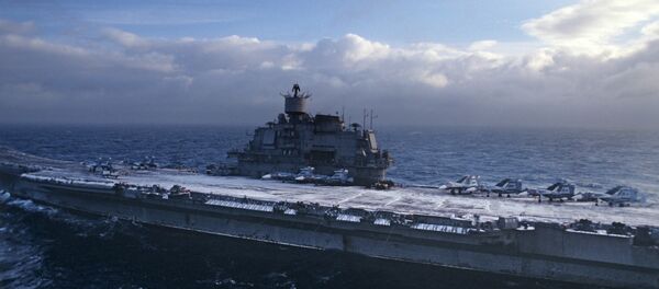 Porta-aviões russo Admiral Kuznetsov - Sputnik Brasil