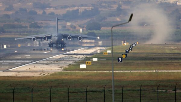 Base aérea de Incirlik nos arredores da cidade de Adana, sul da Turquia (foto de arquivo) - Sputnik Brasil