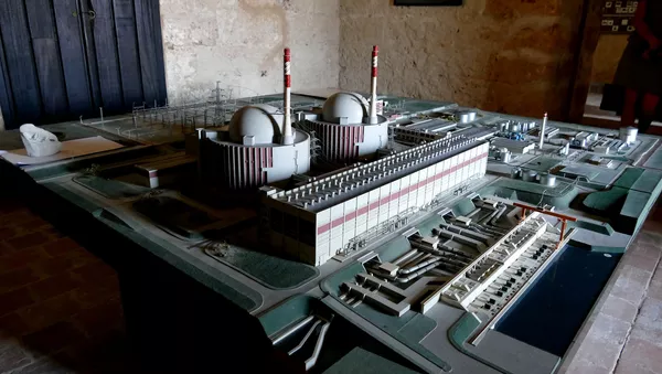 Nuclear plant model - Sputnik Brasil