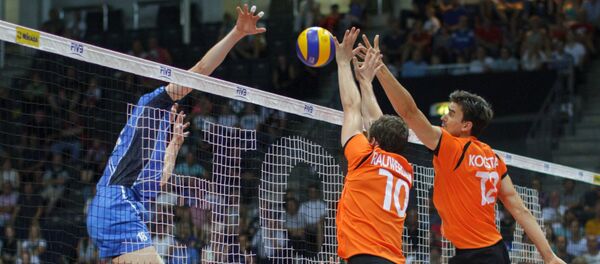 Liga Mundial de Vôlei em Tampere, na Finlândia (2013) - Sputnik Brasil