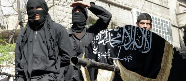 Members of jihadist group Al-Nusra Front - Sputnik Brasil