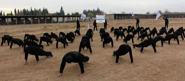 Militantes do grupo rebelde sírio Ahrar al-Sham - Sputnik Brasil