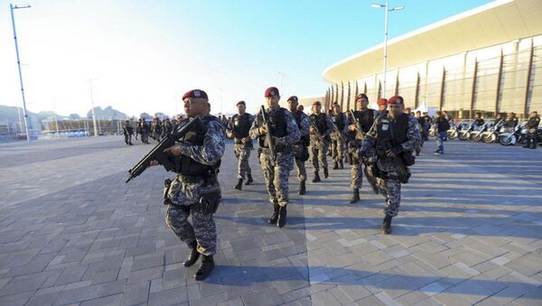 Força Nacional de Segurança assume patrulhamento das áreas de competições dos jogos Rio 2016 - Sputnik Brasil