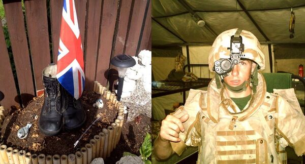 Michael Trench, um dos soldados britânicos mais jovens que morreu no Iraque em 2007 - Sputnik Brasil