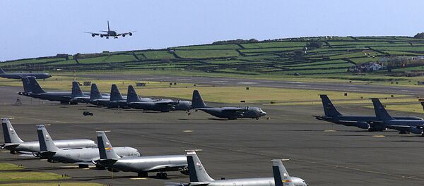 Base aérea das Lajes, Açores, Portugal Base aérea das Lajes, Açores, Portugal - Sputnik Brasil