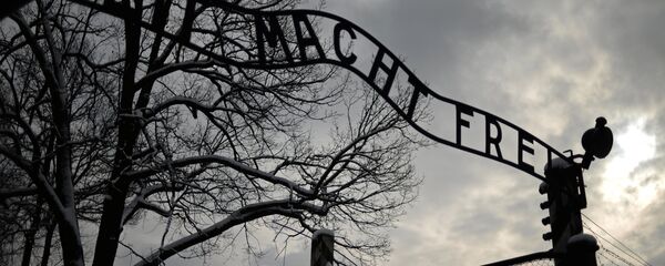 Entrada principal do antigo campo de Auschwitz-Birkenau - Sputnik Brasil